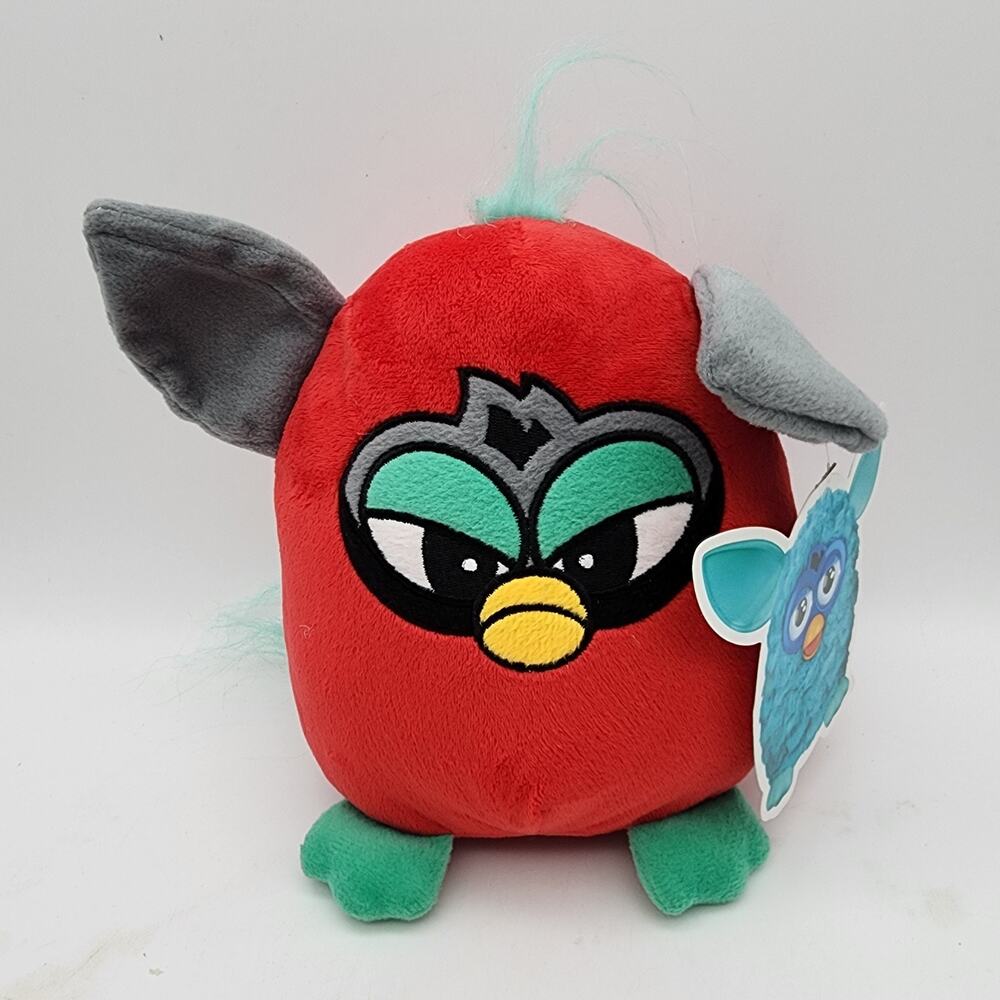 Furby Plush Stuffed Animal Toy 7" Red Angry A Mind of It's Own Toy Factory 2018